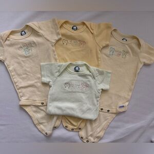 Bundle-Gerber Yellow Baby Onesie 100% Cotton